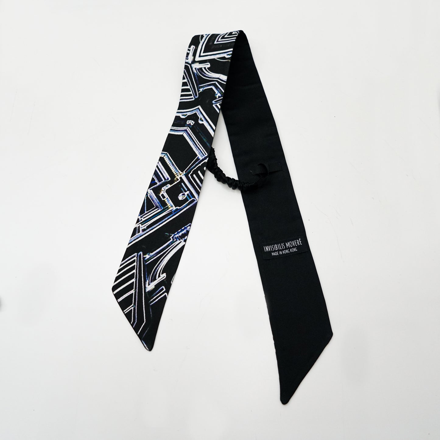IM the 2-IN-1 Silk Twilly Scarf ( Neoned 1881 ) - Made in Hong Kong - 香港製造
