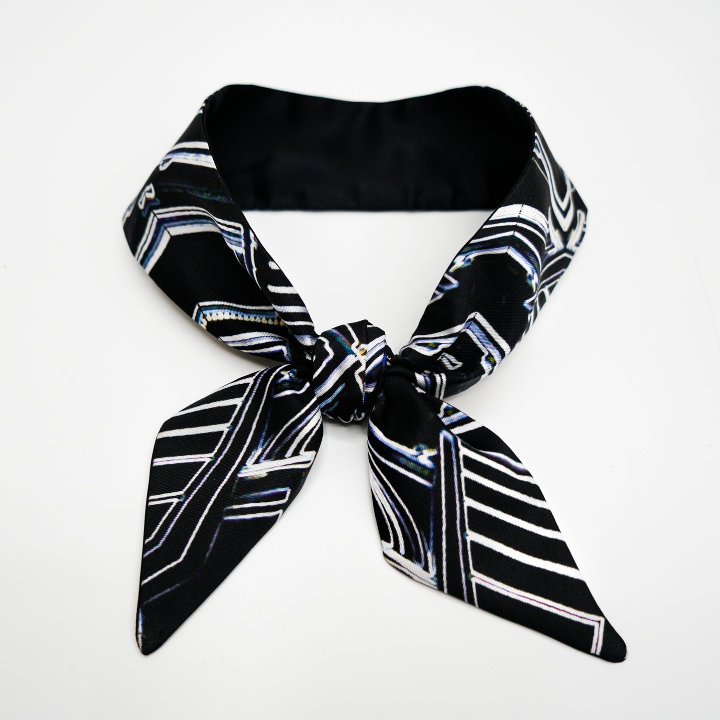IM the 2-IN-1 Silk Twilly Scarf ( Neoned 1881 ) - Made in Hong Kong - 香港製造
