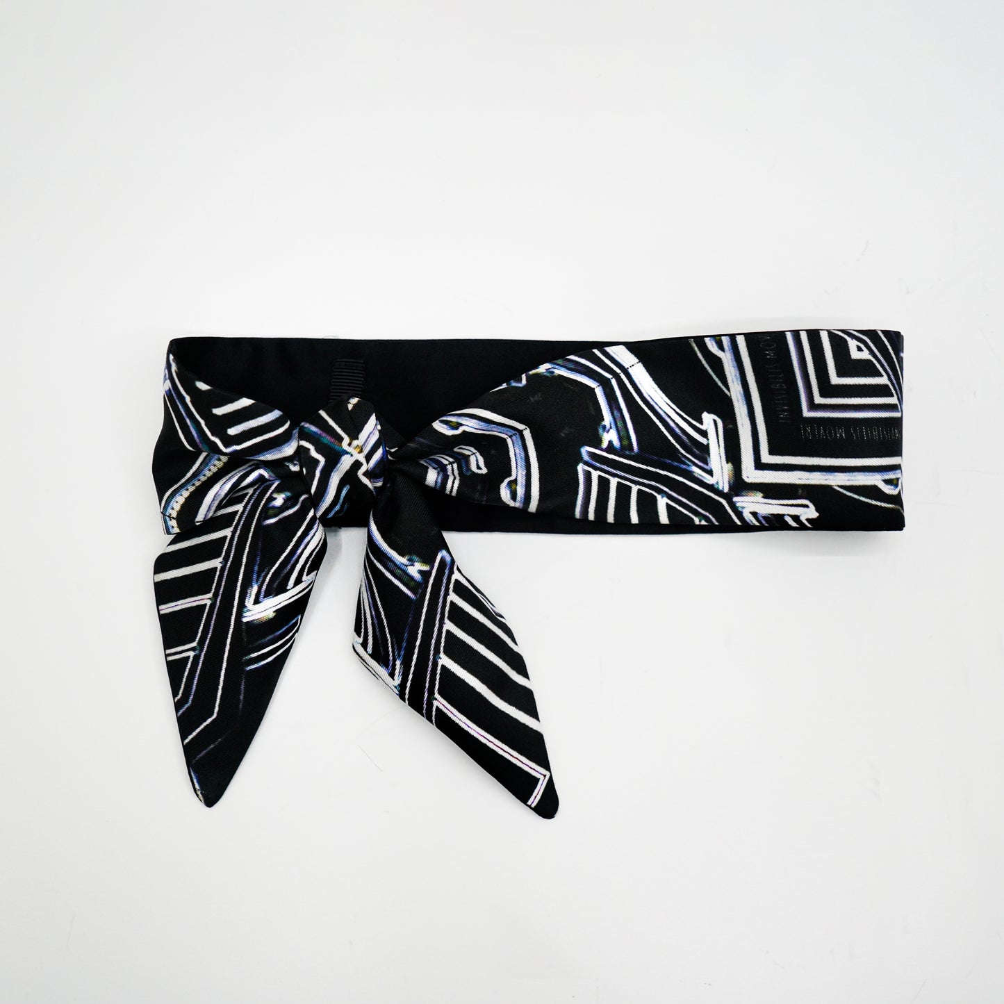 IM the 2-IN-1 Silk Twilly Scarf ( Neoned 1881 ) - Made in Hong Kong - 香港製造
