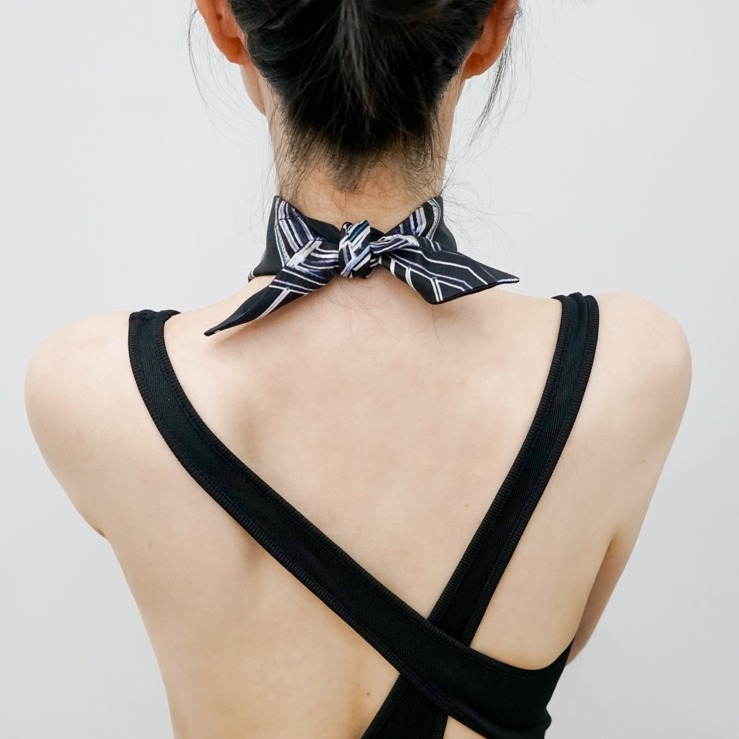 IM the 2-IN-1 Silk Twilly Scarf ( Neoned 1881 ) - Made in Hong Kong - 香港製造