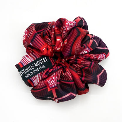 Invisibilis Moveré Premium silk scrunchie - Size Medium - Made in Hong Kong - 真絲髮圈 - 香港製造